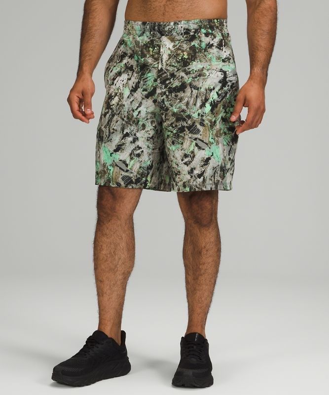 Lululemon Pace Breaker Short 9 Lined Shorts Herr Gröna Olika Färger | GQBF-84156